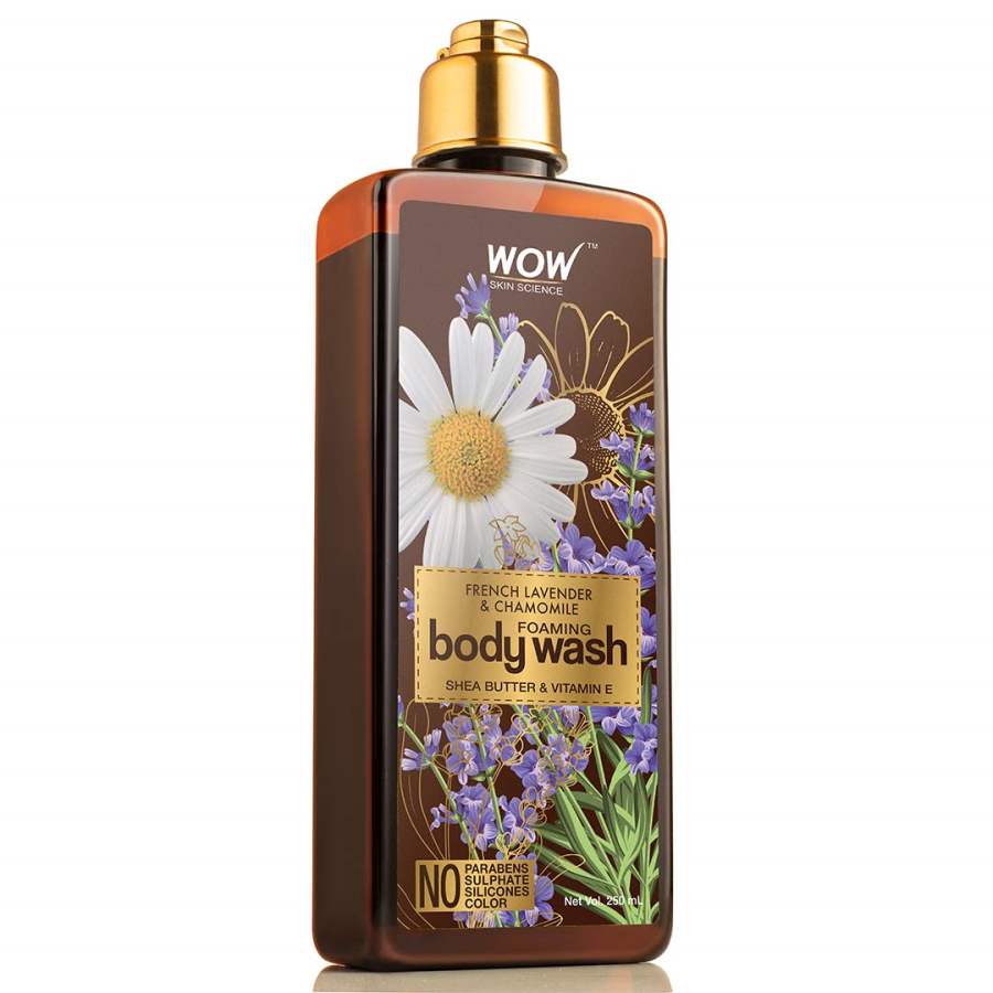 WOW Skin Science French Lavender & Chamomile Foaming Body Wash - 250 ML