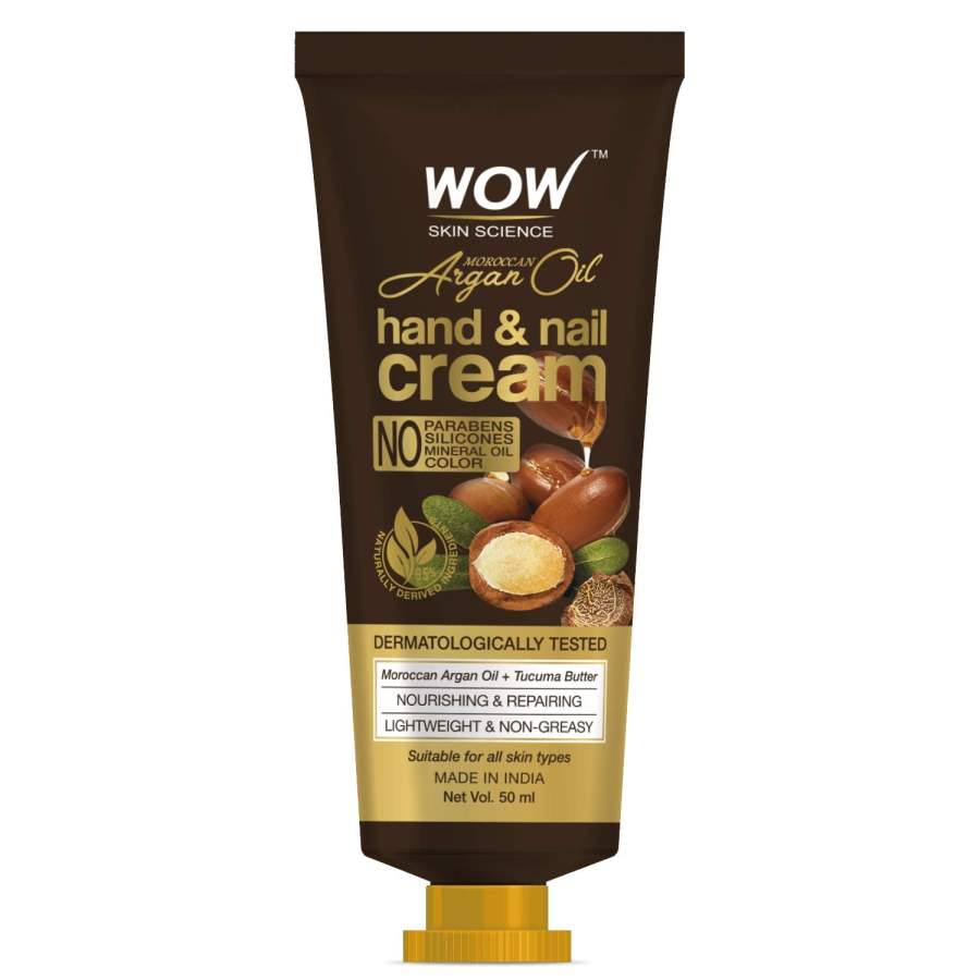 WOW Skin Science Moroccan Argan Oil Hand & Nail Cream - 50 ML