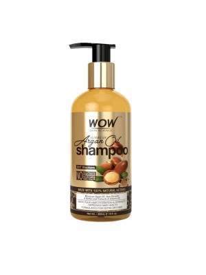 WOW Skin Science Moroccan Argan Oil Shampoo with DHT Blocker - 300 ML