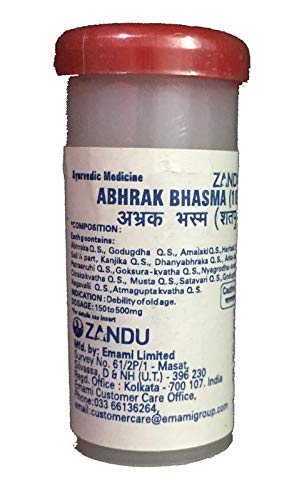 Zandu Abhrak Bhasma Sahashraputi - 2.5 GM