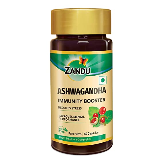 Zandu Ashwagandha Immunity Booster Capsules - 60 caps