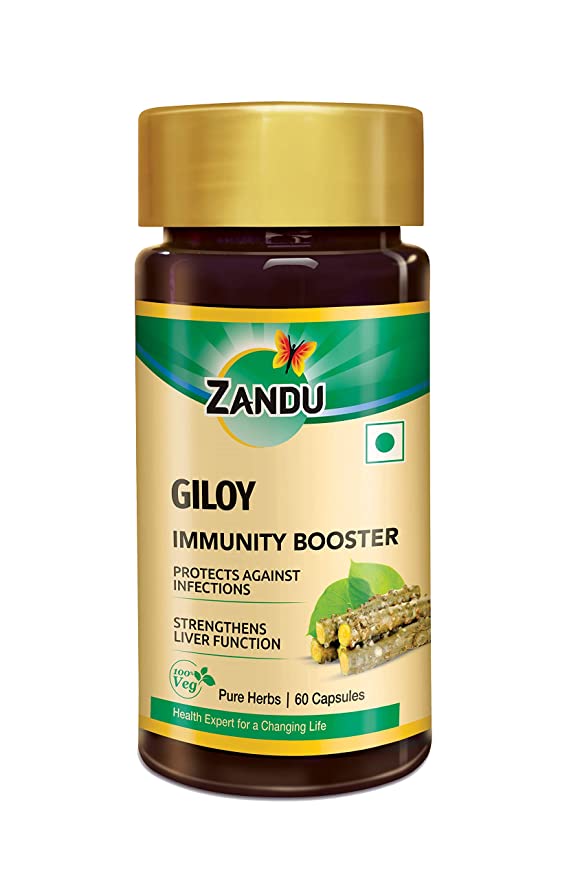 Zandu Giloy Immunity Booster Capsules - 60 caps