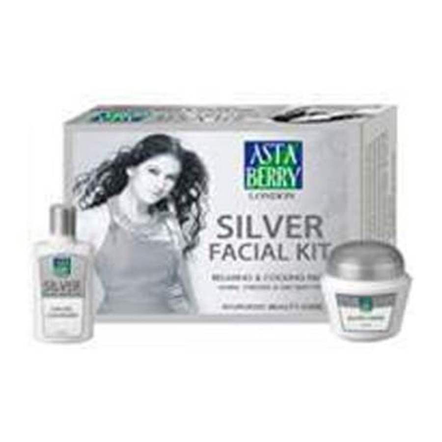 Asta Berry Silver Facial Kit - 385 ML