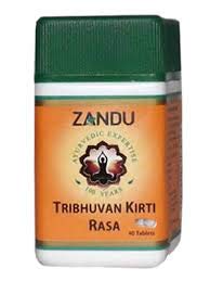 Zandu Tribhuvan Kirti Rasa - 40 tabs