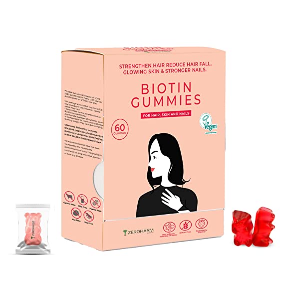 Zeroharm Biotin Gummies - 60 gummies