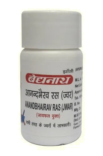 Baidyanath Anandbhairav Ras (Jwar) - 20 Tabs