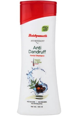 Baidyanath Ayurvedant Anti Dandruff Herbal Shampoo - 100 ML