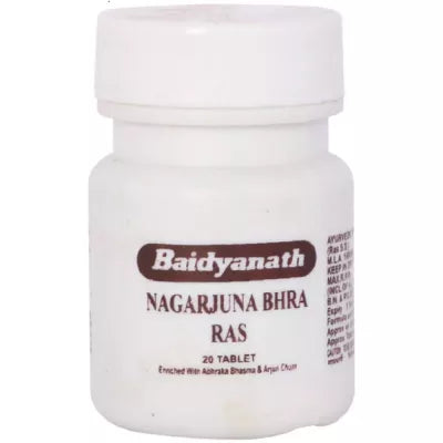 Baidyanath Nagarjunabhra Ras - 20 Tabs