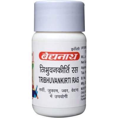 Baidyanath Tribhuvankirti Ras - 80 Tabs