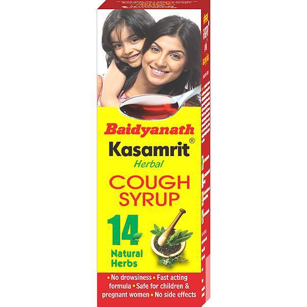 Baidyanath Kasamrit Herbal Cough Syrup - 100 ML