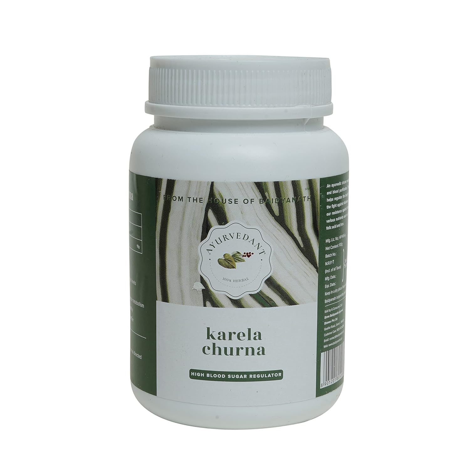 Baidyanath Ayurvedant Karela Churna - 100 GM