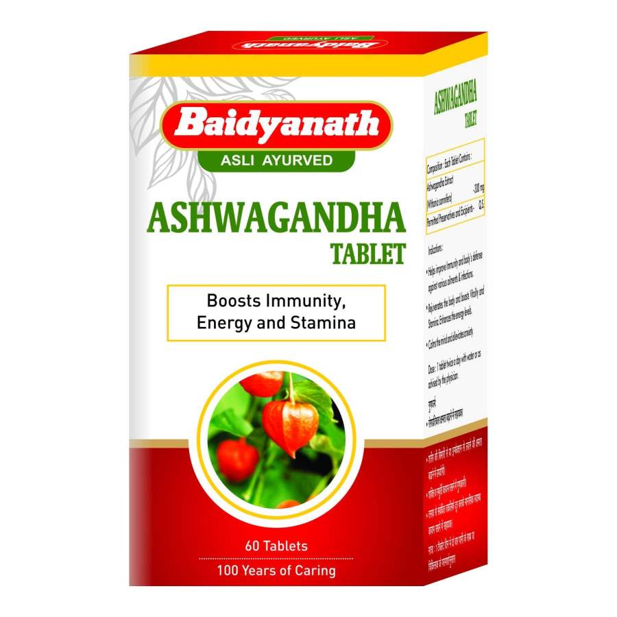 Baidyanath Ashwagandha Tablet - 60 Tabs