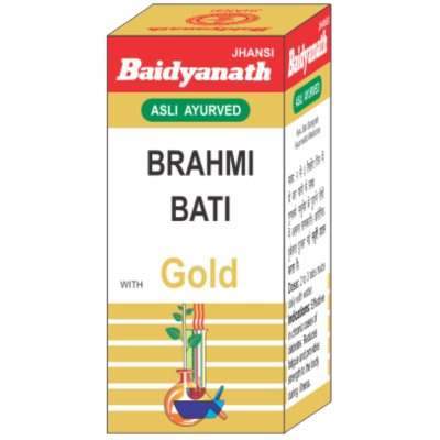 Baidyanath Brahmi Bati with Gold - 5 Tabs