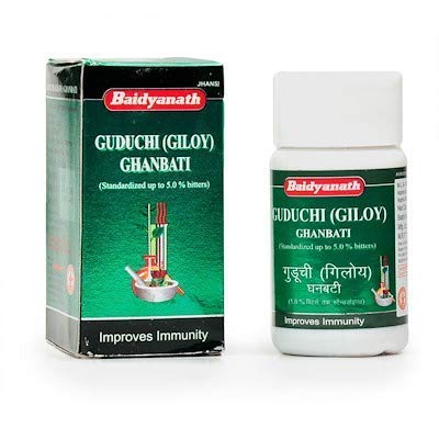 Baidyanath Guduchi (giloy) Ghan Bati - 60 Tabs