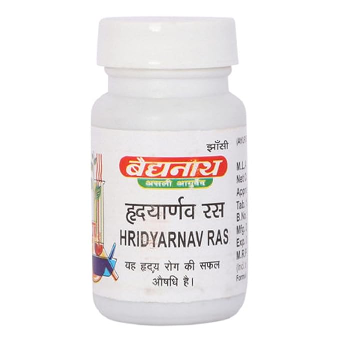 Baidyanath Hridayarnav Ras - 80 Tabs