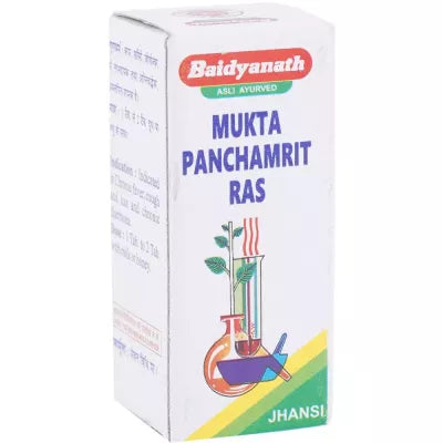 Baidyanath Mukta panchamrit Ras - 10 Tabs