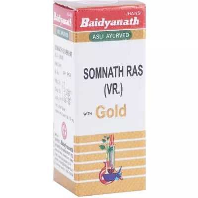 Baidyanath Somnath Ras (Vr.) with Gold - 10 Tabs