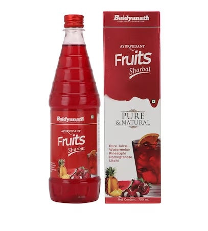 Baidyanath Ayurvedant Fruits Sharbat - 750 ML