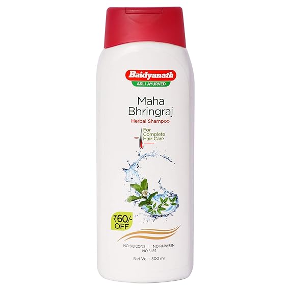 Baidyanath Mahabhringraj Herbal Shampoo - 500 ML