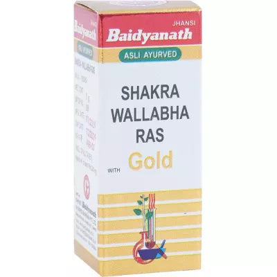 Baidyanath Shakra Wallabha Ras with Gold - 1 GM