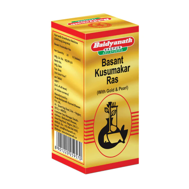 Baidyanath Basant Kusumakar Ras - 10 Tabs