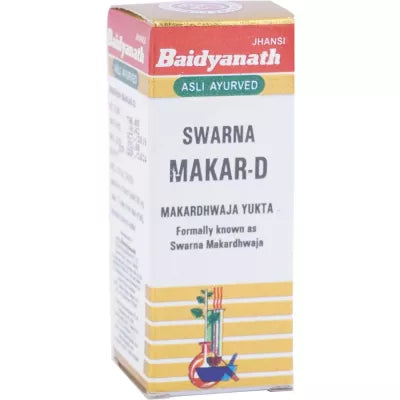 Baidyanath Swarna Makar D (Swarn and Kesar Yukta) - 8 Tabs