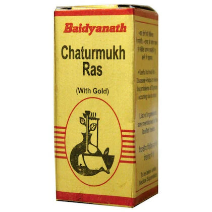 Baidyanath Chaturmukh Ras - 10 Tabs