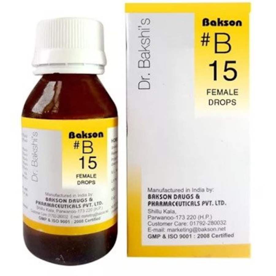 Bakson B15 Female Drops - 30 ML