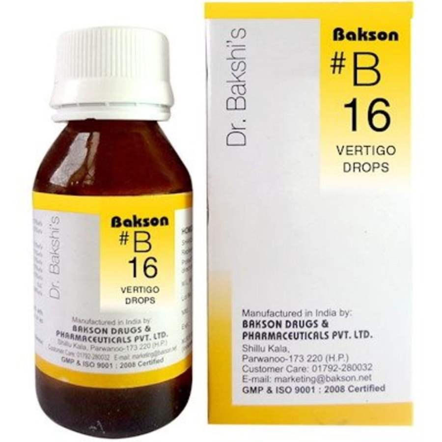 BaksonB16 Vertigo Drops - 30 ML