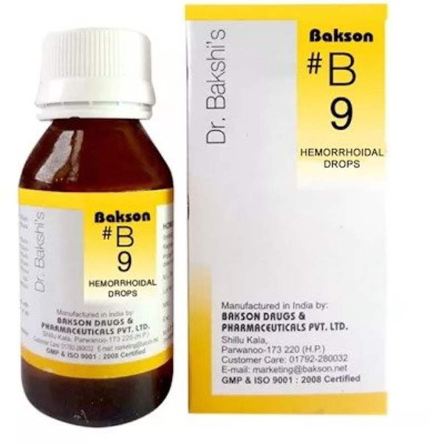 BaksonB9 Hemorrhoidal Drops - 30 ML