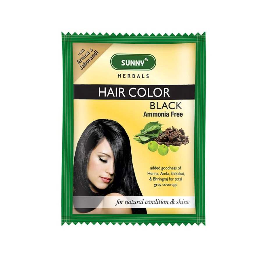 Bakson Sunny Hair Color - Black - 100 GM (5 * 20 GM)