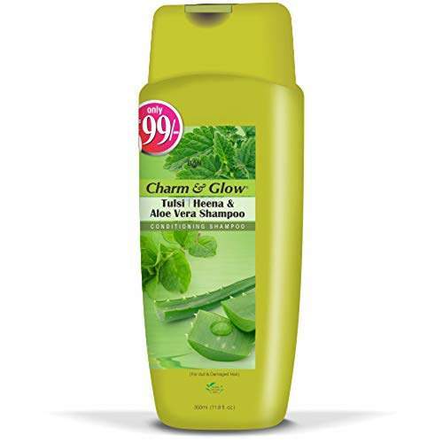 Ban Labs Charm & Glow Tulsi Heena and Aloevera Shampoo - 350 ML