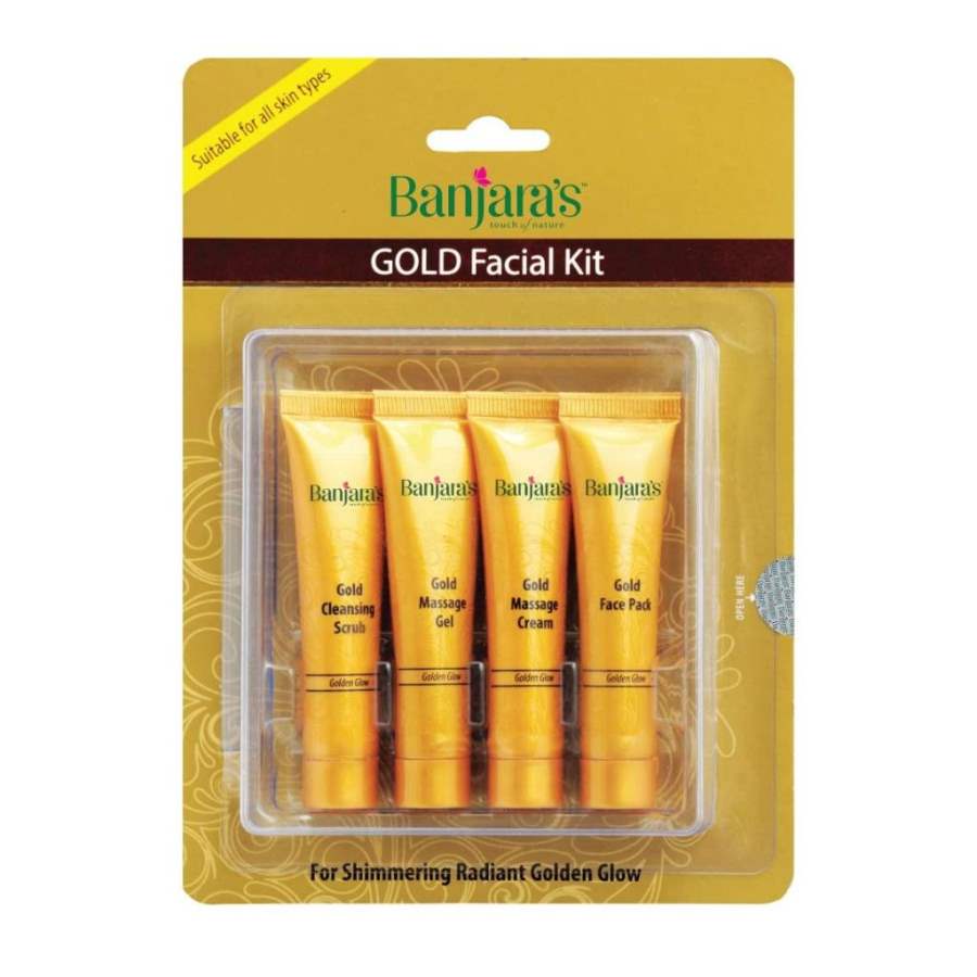 Banjaras Gold Facial Kit - 60 GM (4 * 15 GM)