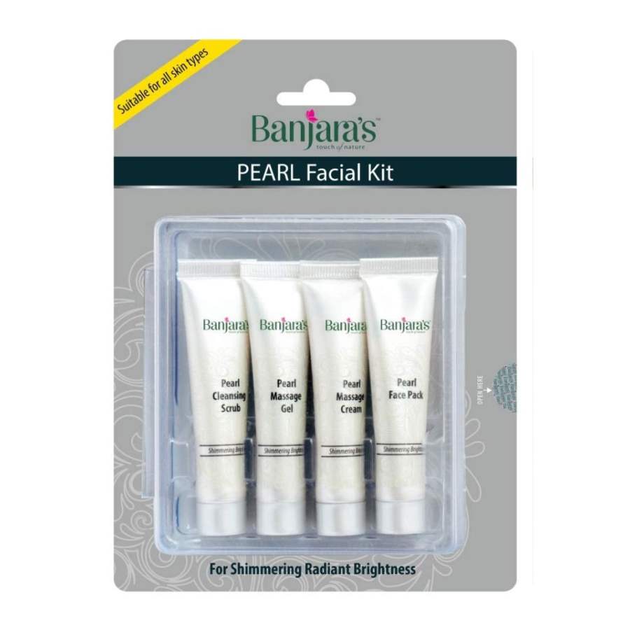 Banjaras Pearl Facial Kit - 60 GM (4 * 15 GM)