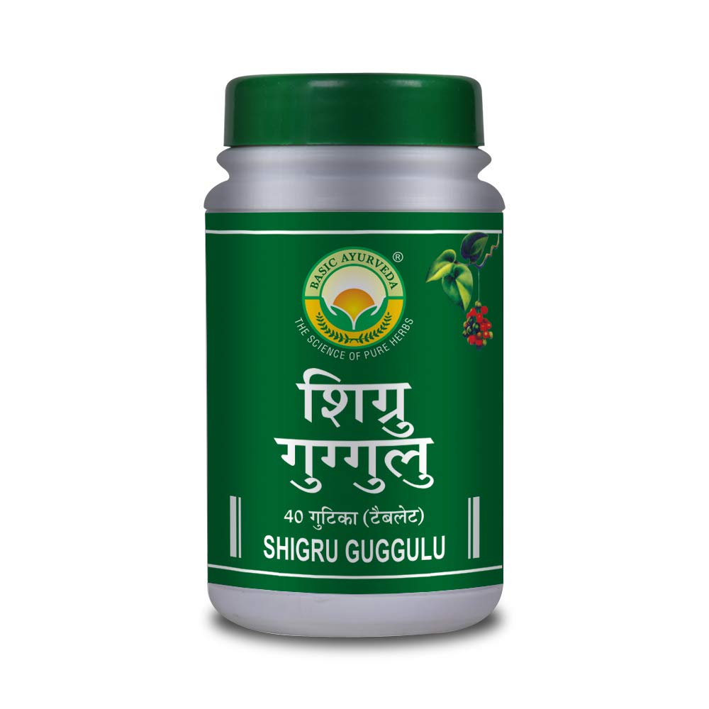 Basic Ayurveda Shigru Guggulu Tablet - 40 Tabs