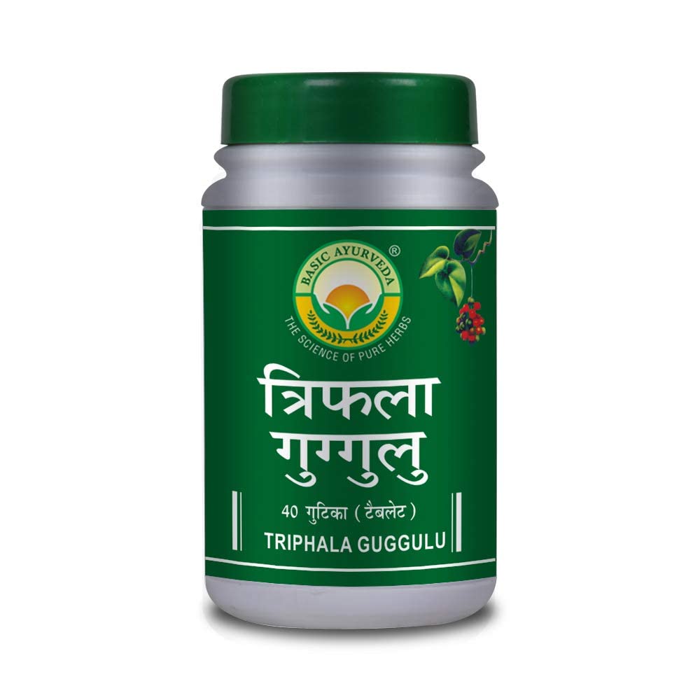 Basic Ayurveda Triphala Guggulu - 40 Tabs