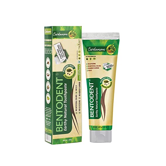 Bentodent Flouride-free Natural Cardamom Enamel Protection Toothpaste - 100 GM