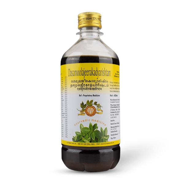 AVP Dasamoolajeerakadyarishtam - 450 ML