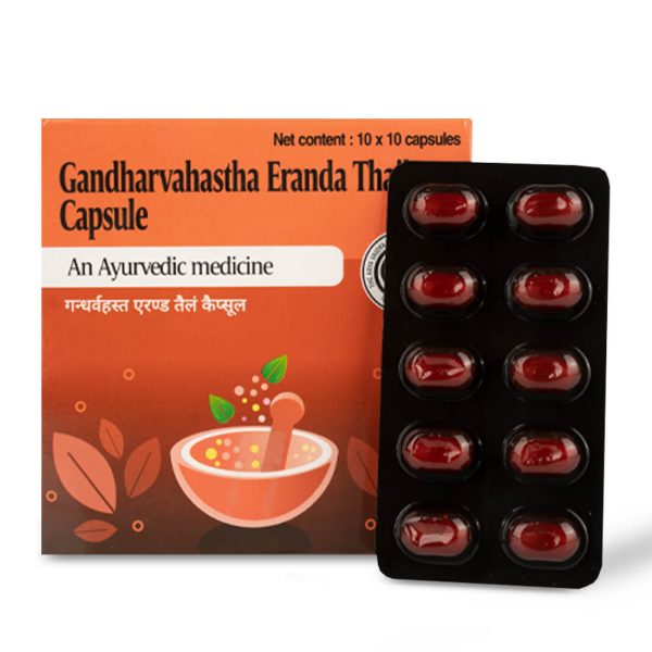 AVP Gandharvahastha Eranda Thailam Capsule - 100 Nos