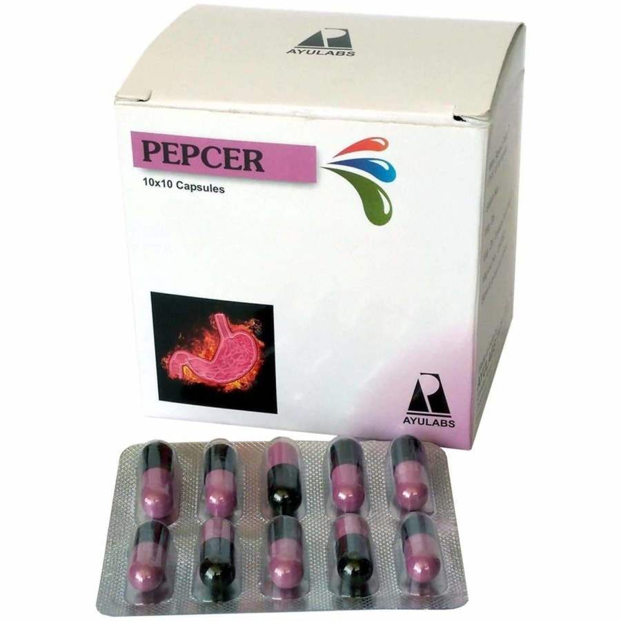 Ayulabs Ayurveda Pepcer Capsules - 100 Tab