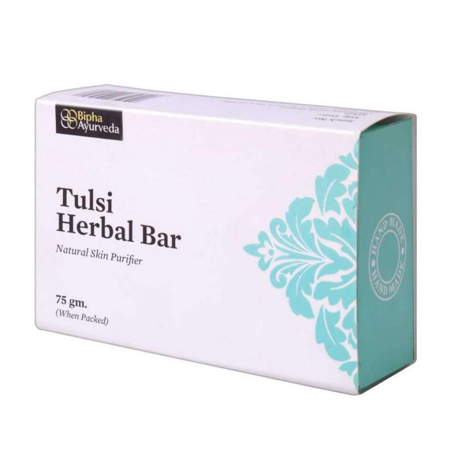 Bipha Ayurveda Tulsi Herbal Bar - 75 GM