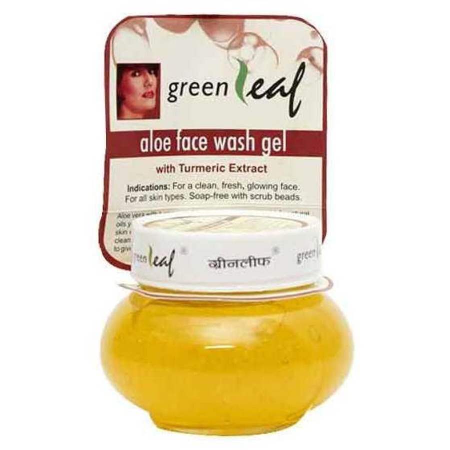 Brihans Green Leaf Aloe Face Wash Gel - 120 GM