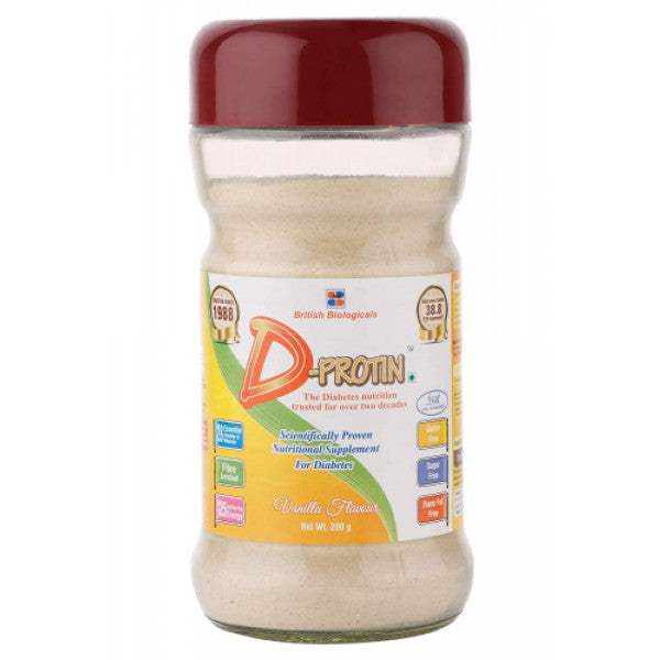 British Biologicals D Protin Vanilla Flavour - 200 GM