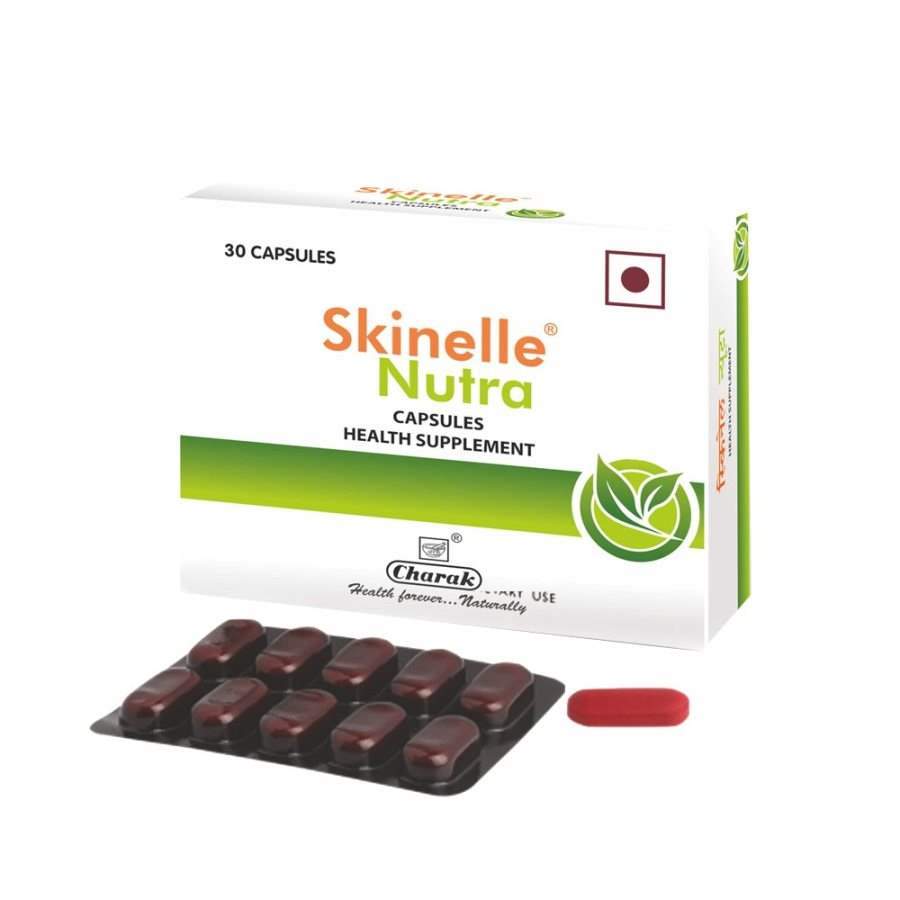 Charak Skinelle Nutra Capsules - 30 Caps