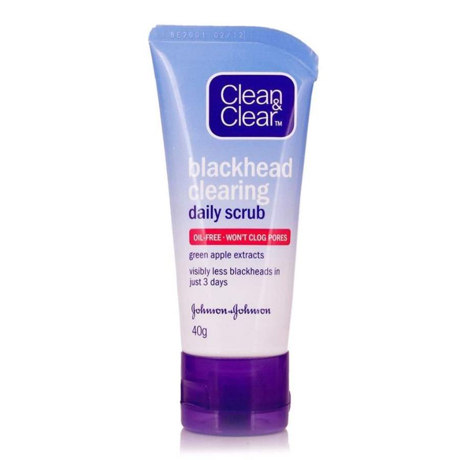 Clean and Clear Blackhead Clearing Daily Scrub - 40 GM