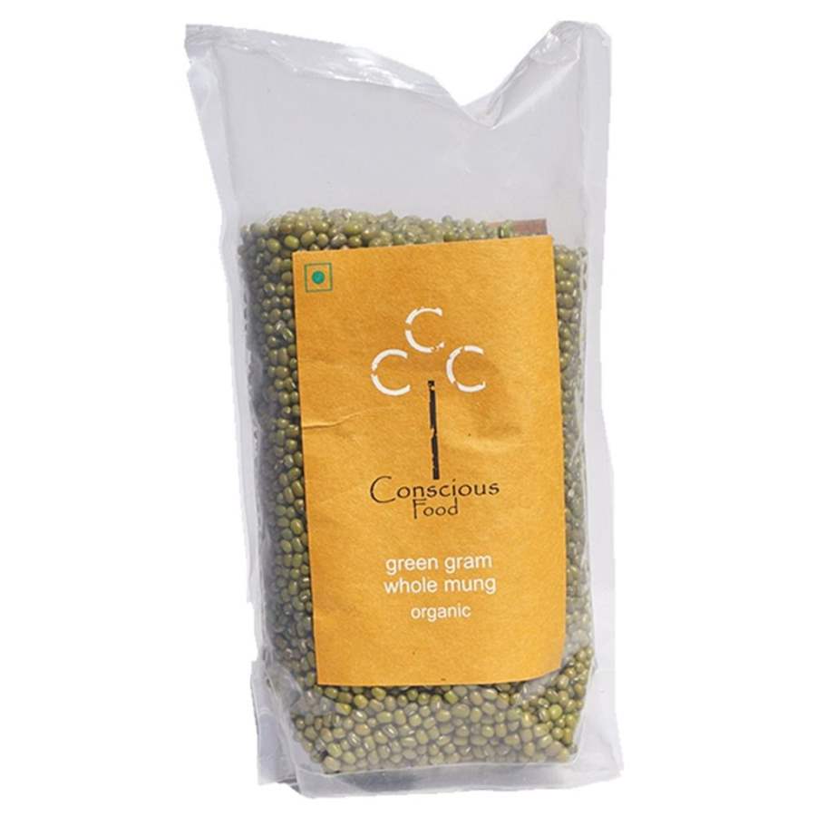 Conscious Food Green Gram (Whole Mung) - 500 GM