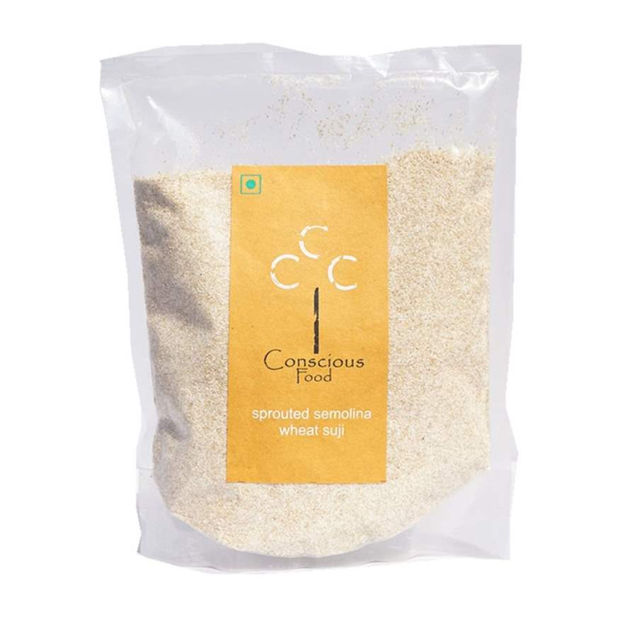 Conscious Food Sprouted Semolina (Suji) - 500 GM