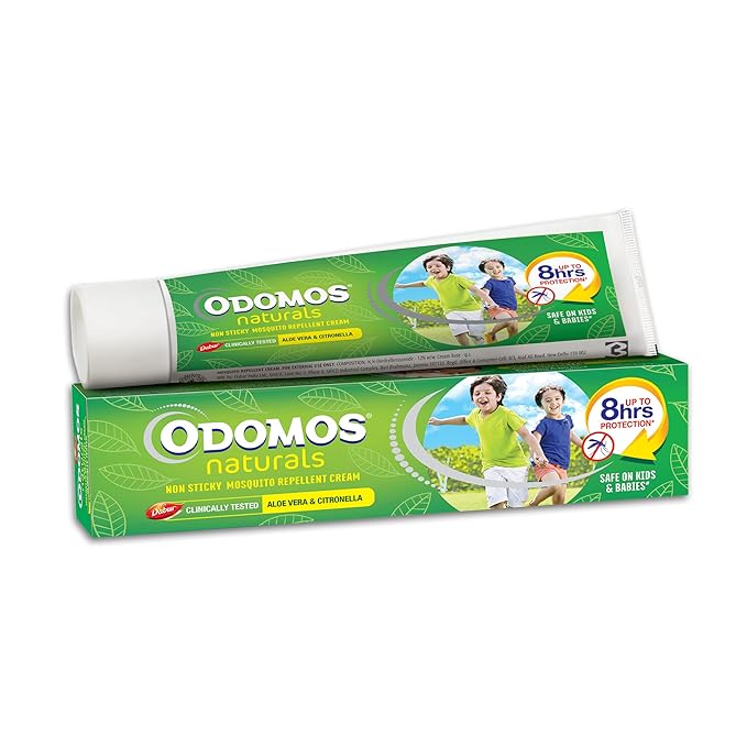 Dabur Odomos Naturals Non-Sticky Mosquito Repellent Cream - 50 GM