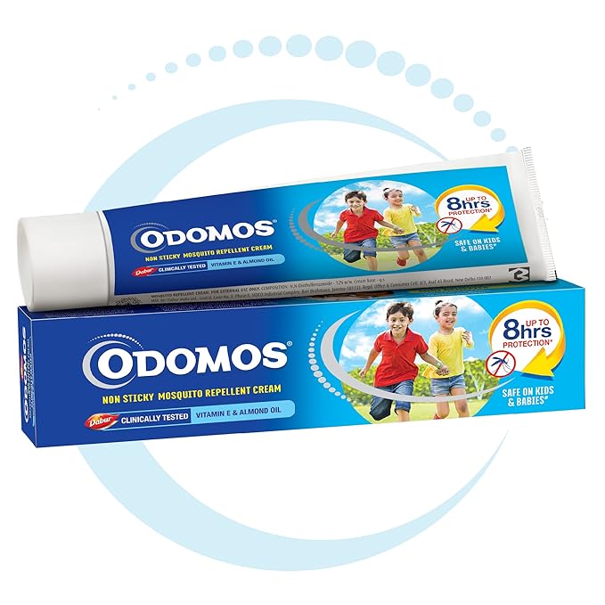 Dabur Odomos Non - Sticky Mosquito Repellent Cream - 50 GM