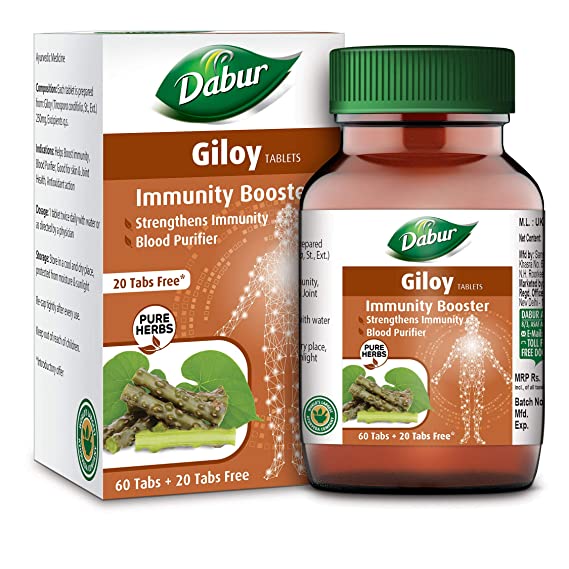 Dabur Giloy Tablets Immunity Booster - 60 Tabs